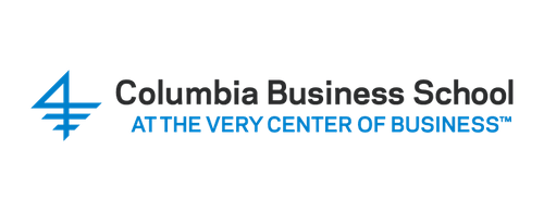 Columbia Business School logo with tagline "At the Very Center of Business."